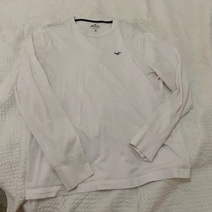 men's white long sleeve